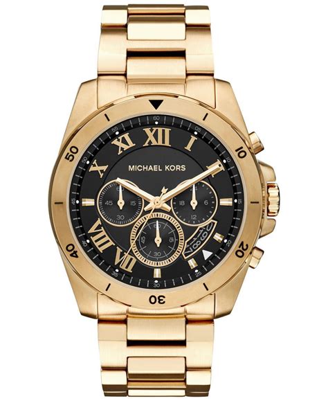 michael kors brecken gold|Michael Kors gold tone watch.